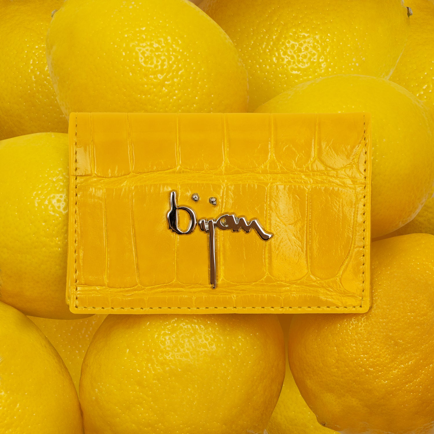 Bijan Yellow Duffle Bag – House of Bijan