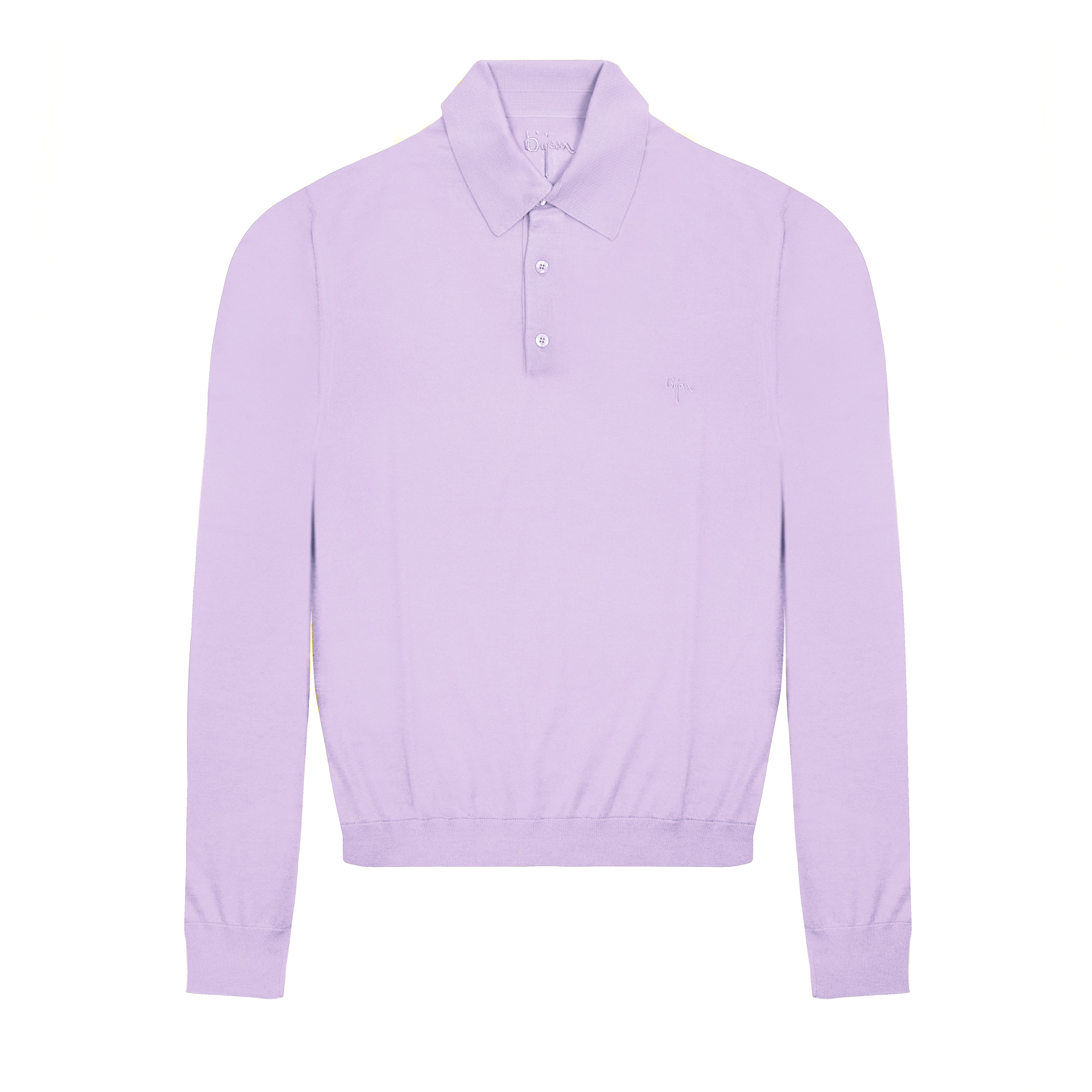 Long Sleeve Cashmere and Silk Polo Shirt – House of Bijan