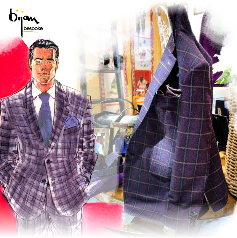 Special Order Purple Wool Jacket