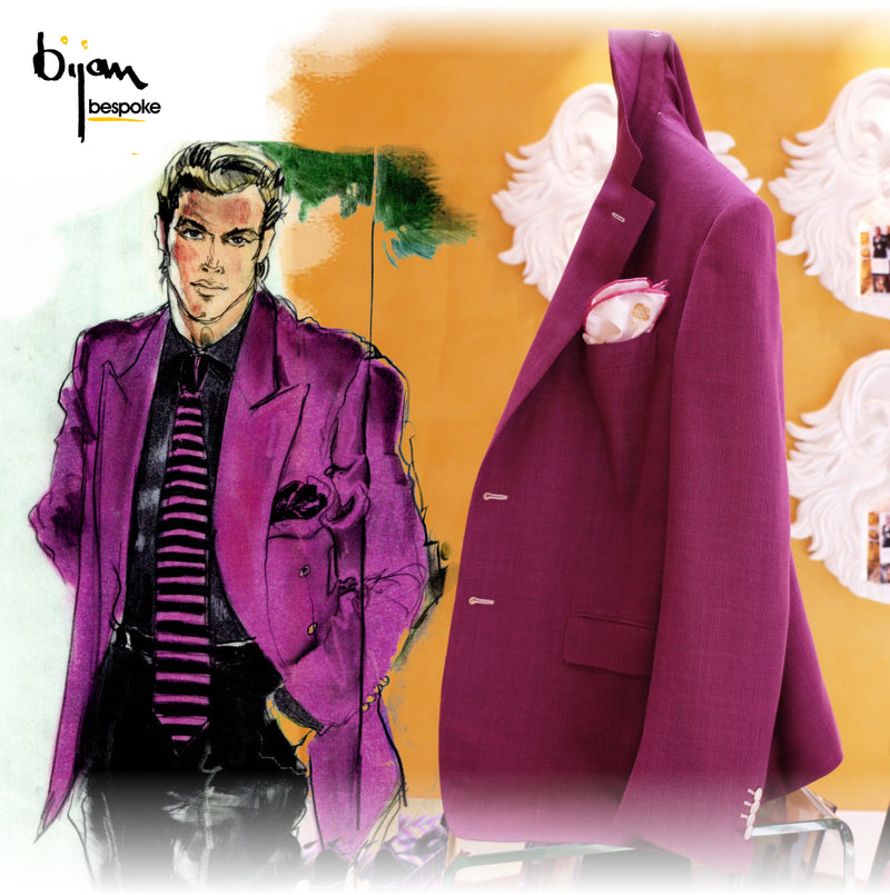 Special Order Fuchsia Wool Sport Jacket