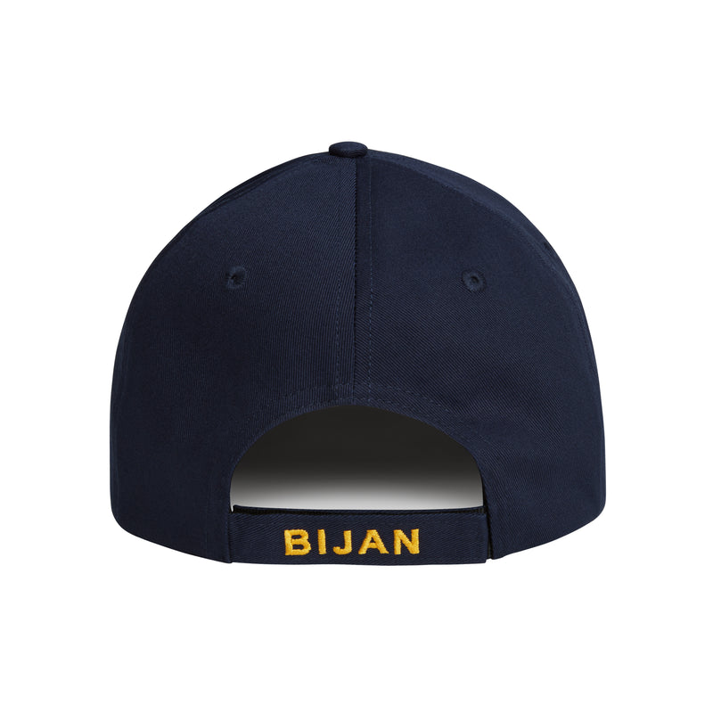 Navy with Silver Crest Cap