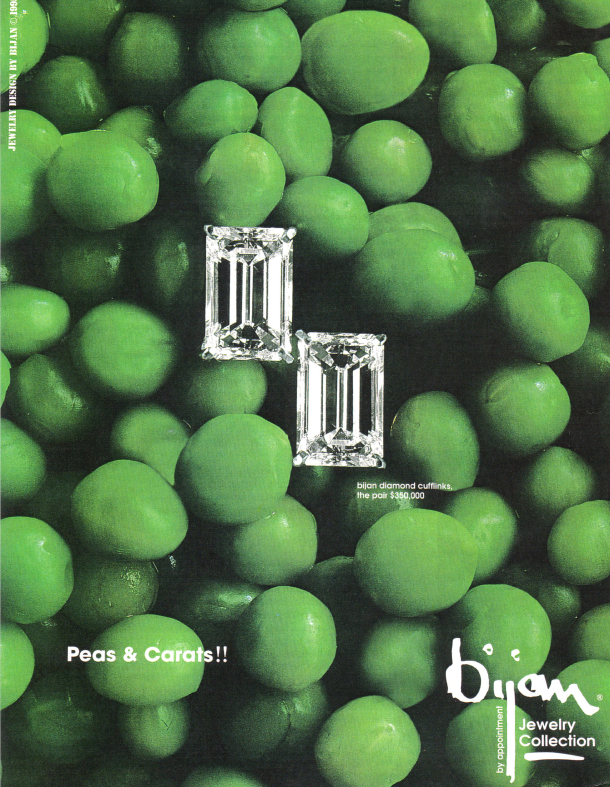 a magazine cover with a bunch of green apples