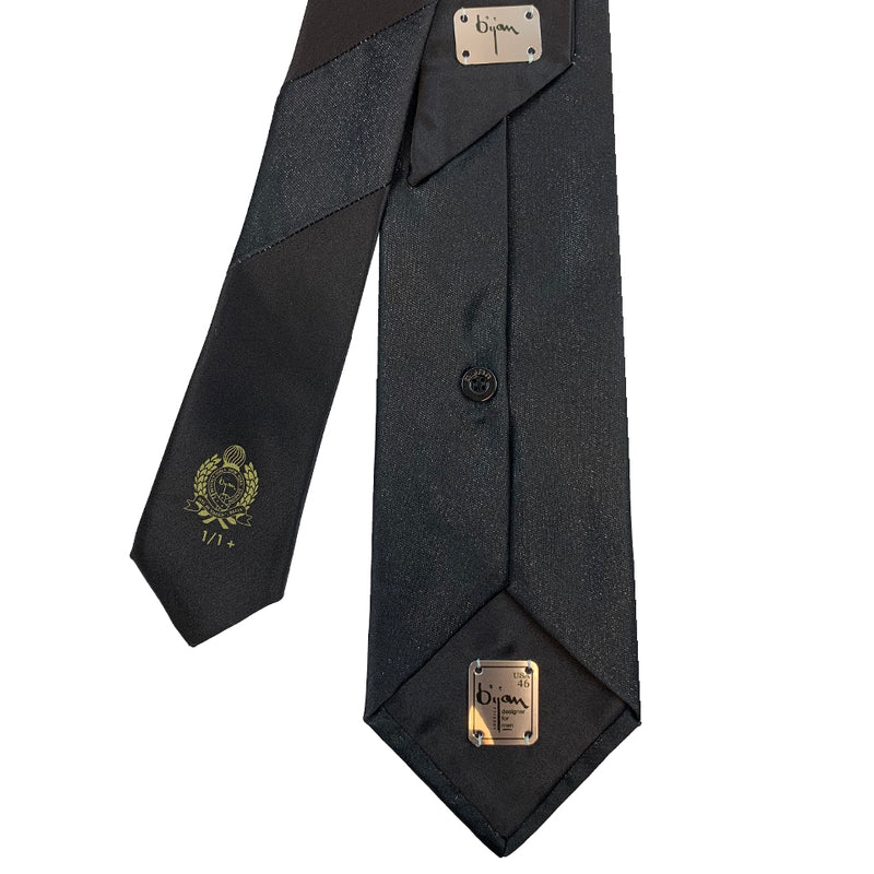 Bijan Grey Pure Silk Tie Set