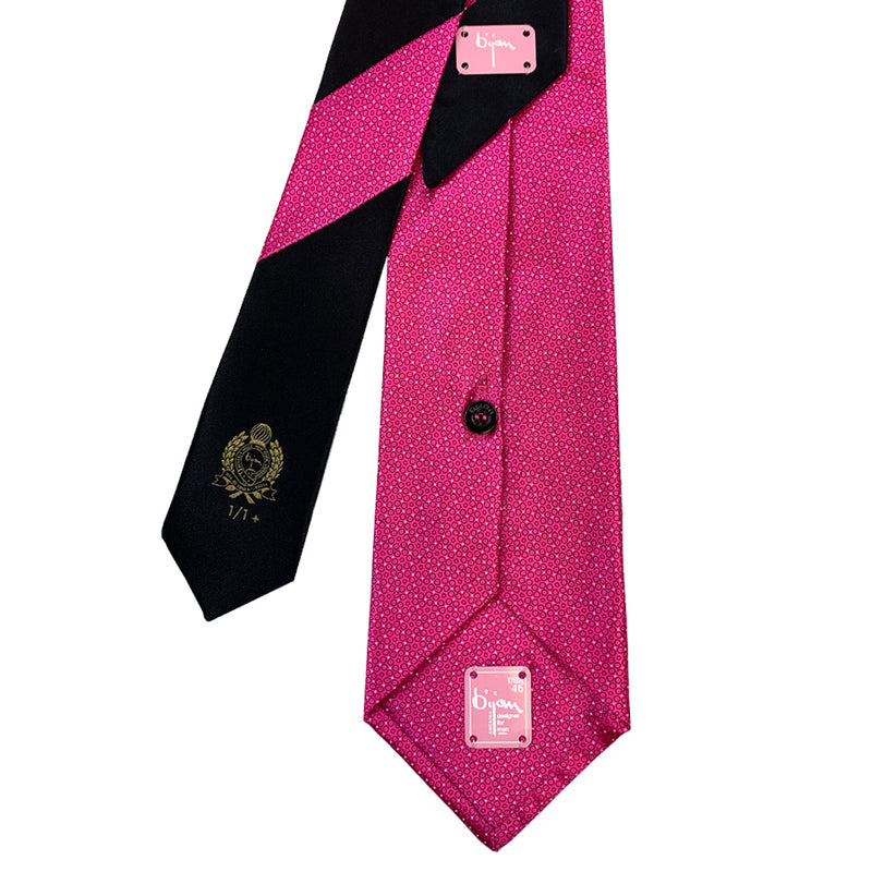 Bijan Pink Pure Silk Tie Set