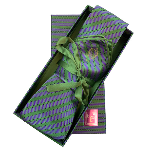 Bijan Pure Silk Tie Set