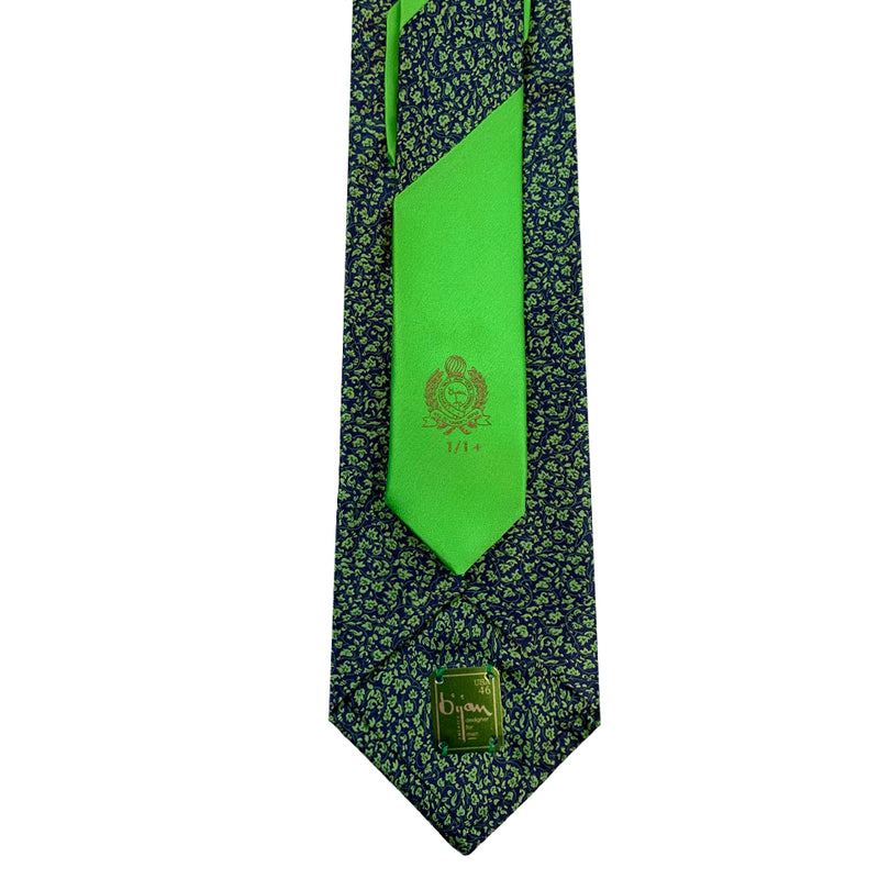 Bijan Green Pure Silk Tie Set