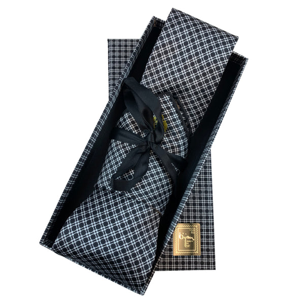 Bijan Pure Silk Tie Set