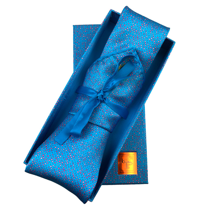 Bijan Pure Silk Tie Set