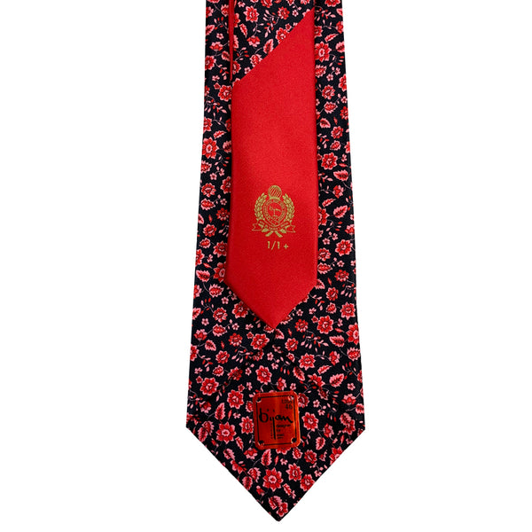 Bijan Red Pure Silk Tie Set