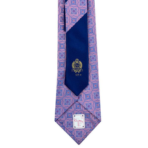 Bijan Purple Pure Silk Tie Set