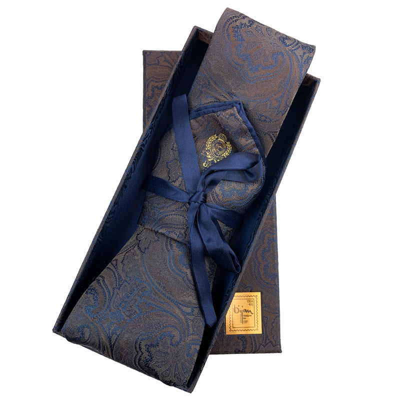 Bijan Pure Silk Tie Set