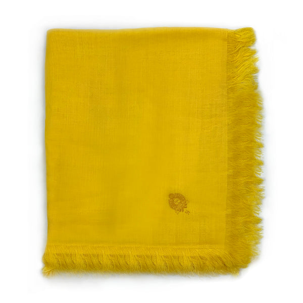 Yellow Cashmere Shawl